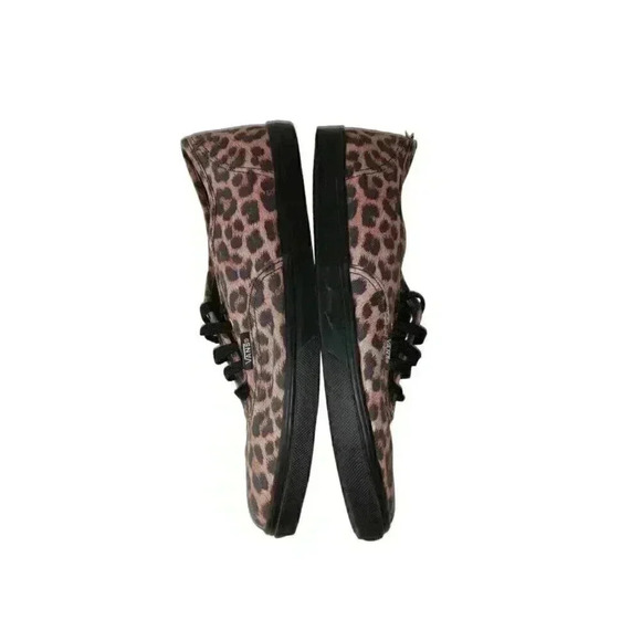Vans Off The Wall Mens Shoes Brown Leopard Print Round Toe Lace Up Size 6.5 - Picture 3 of 11